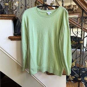Jjill Lightweight Lime green sweater. Size XSP. EUC 
Cotton/ polyester/Nylon